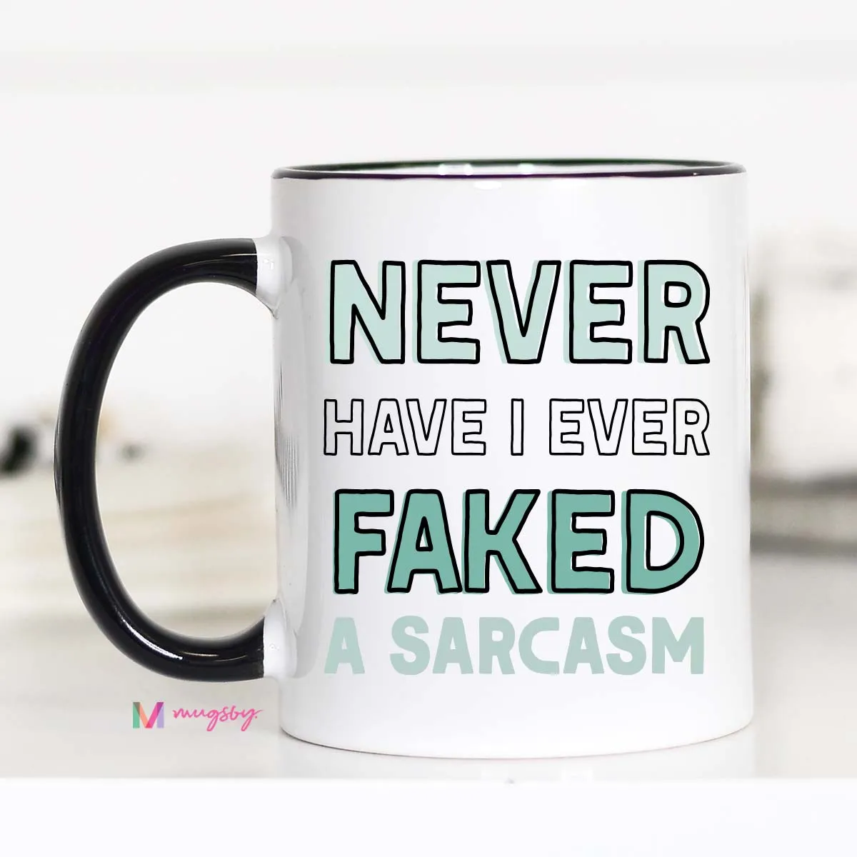 Faked a Sarcasm Funny Coffee Mug