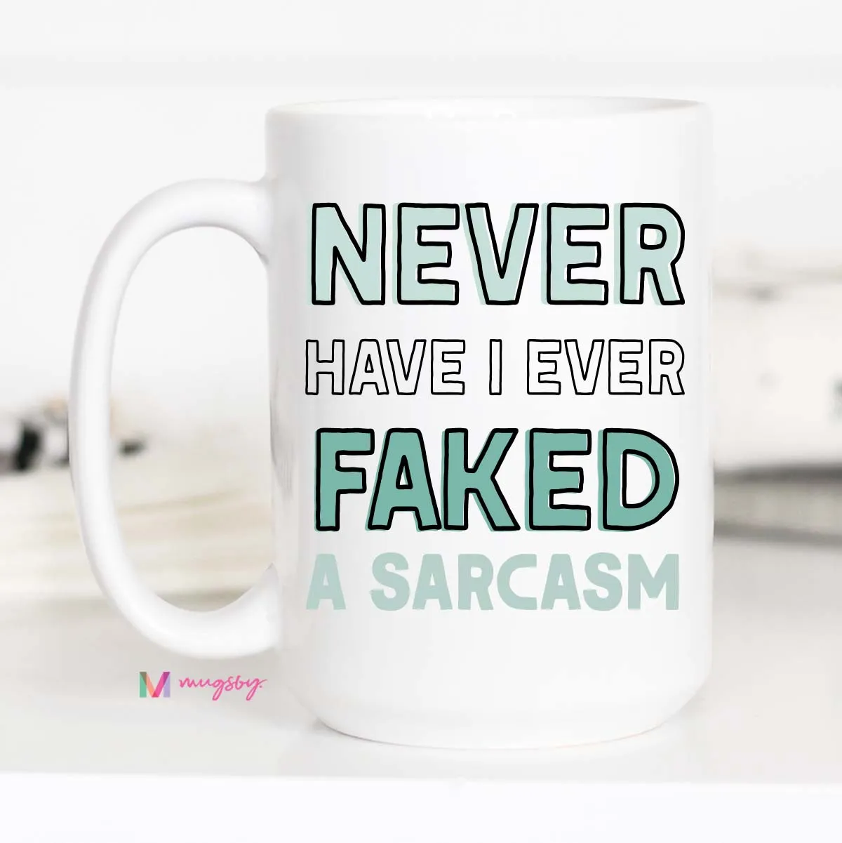 Faked a Sarcasm Funny Coffee Mug