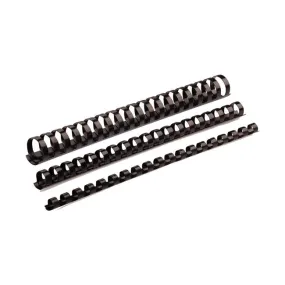 Fellowes Plastic Binding Coils 8mm Black Pack of 100