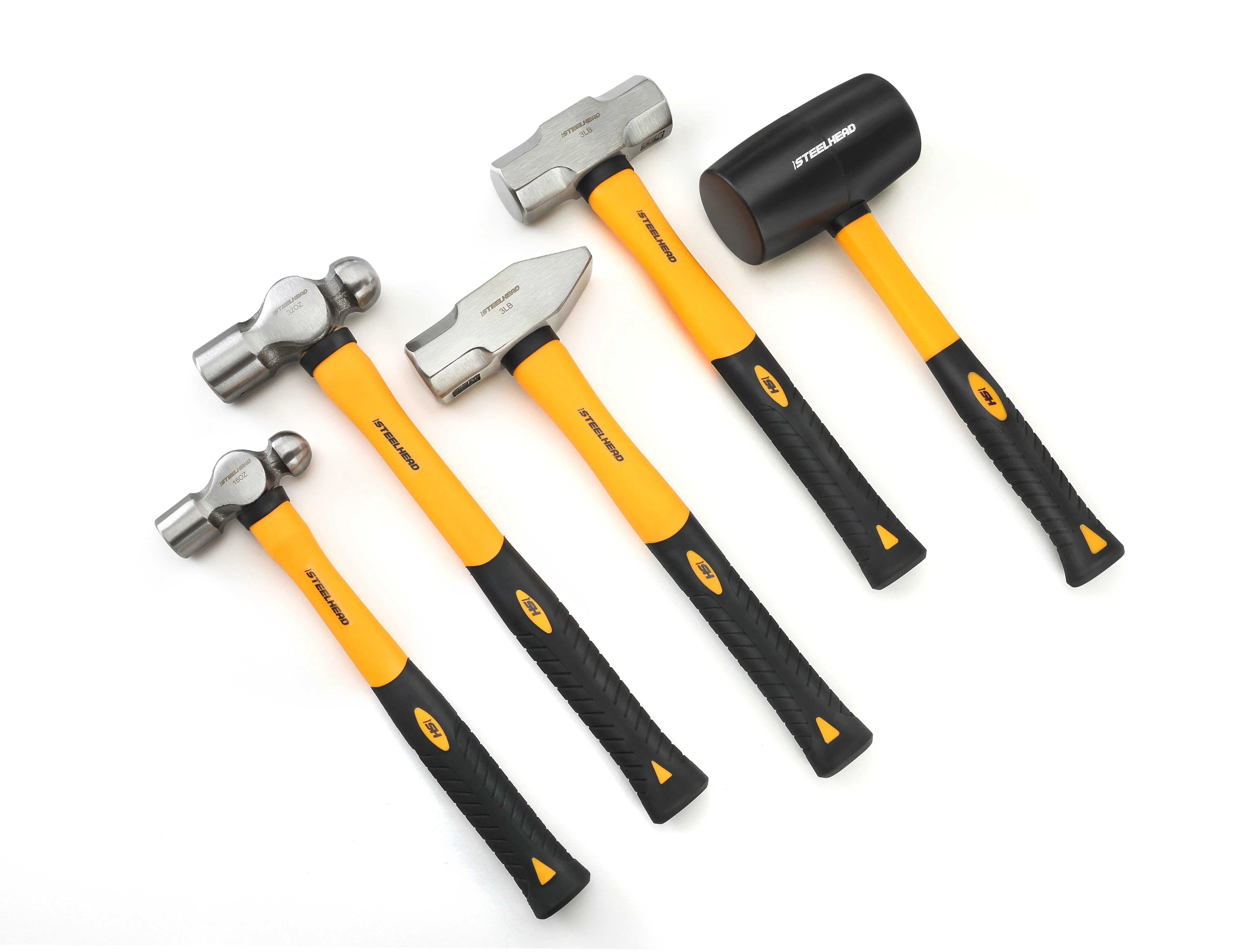 Fiberglass Handle Hammer Set (5 Piece)