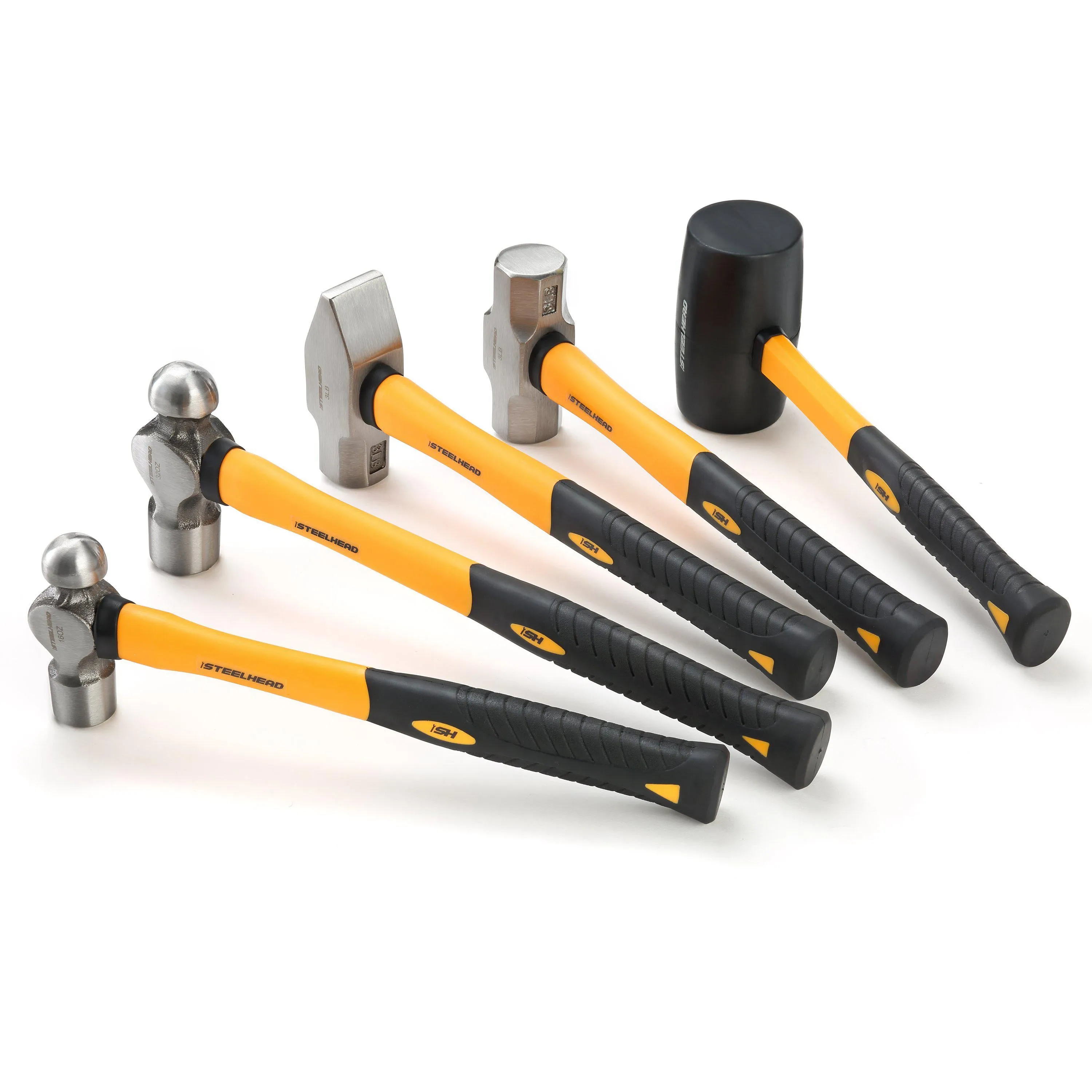 Fiberglass Handle Hammer Set (5 Piece)