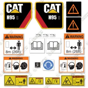 Fits Caterpillar H95S Decal Kit Hammer