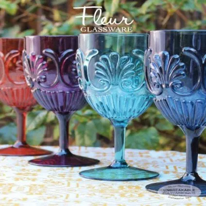 Fleur Tumblers   Pitchers