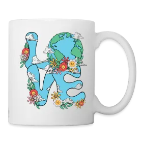 Floral LOVE Earth Day Coffee Mug