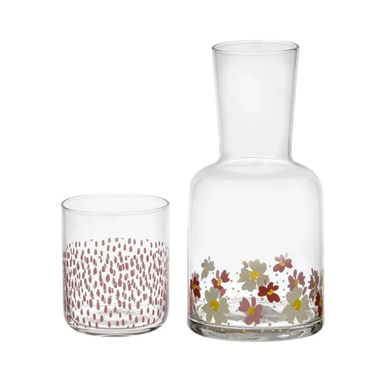 Floral Spotty Bedside Carafe