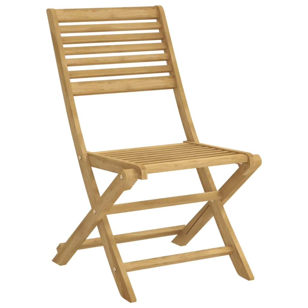 Folding Garden Chairs 4 pcs 48.5x61.5x87 cm Solid Wood Acacia