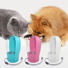 Folding pet water bottle