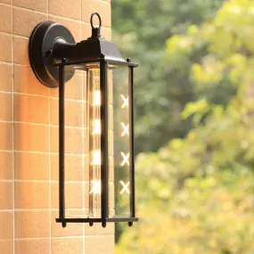 Frosted Glass Outdoor Wall Lantern