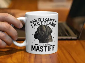 Funny Dog Themed Coffee Mug Sorry I Cant I Have Plans Mug