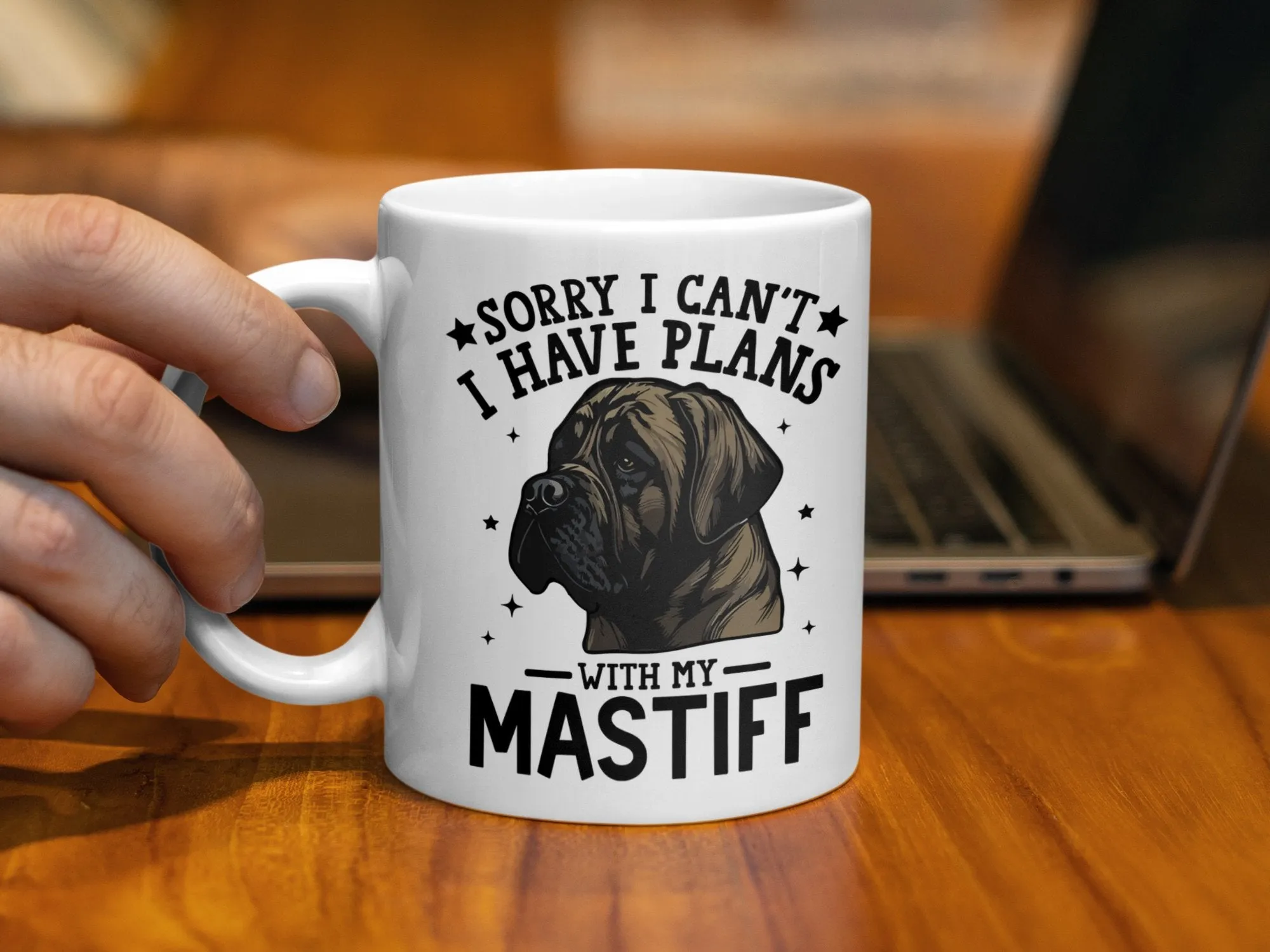 Funny Dog Themed Coffee Mug Sorry I Cant I Have Plans Mug