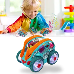 Gear-Powered Speedlite Toy Car