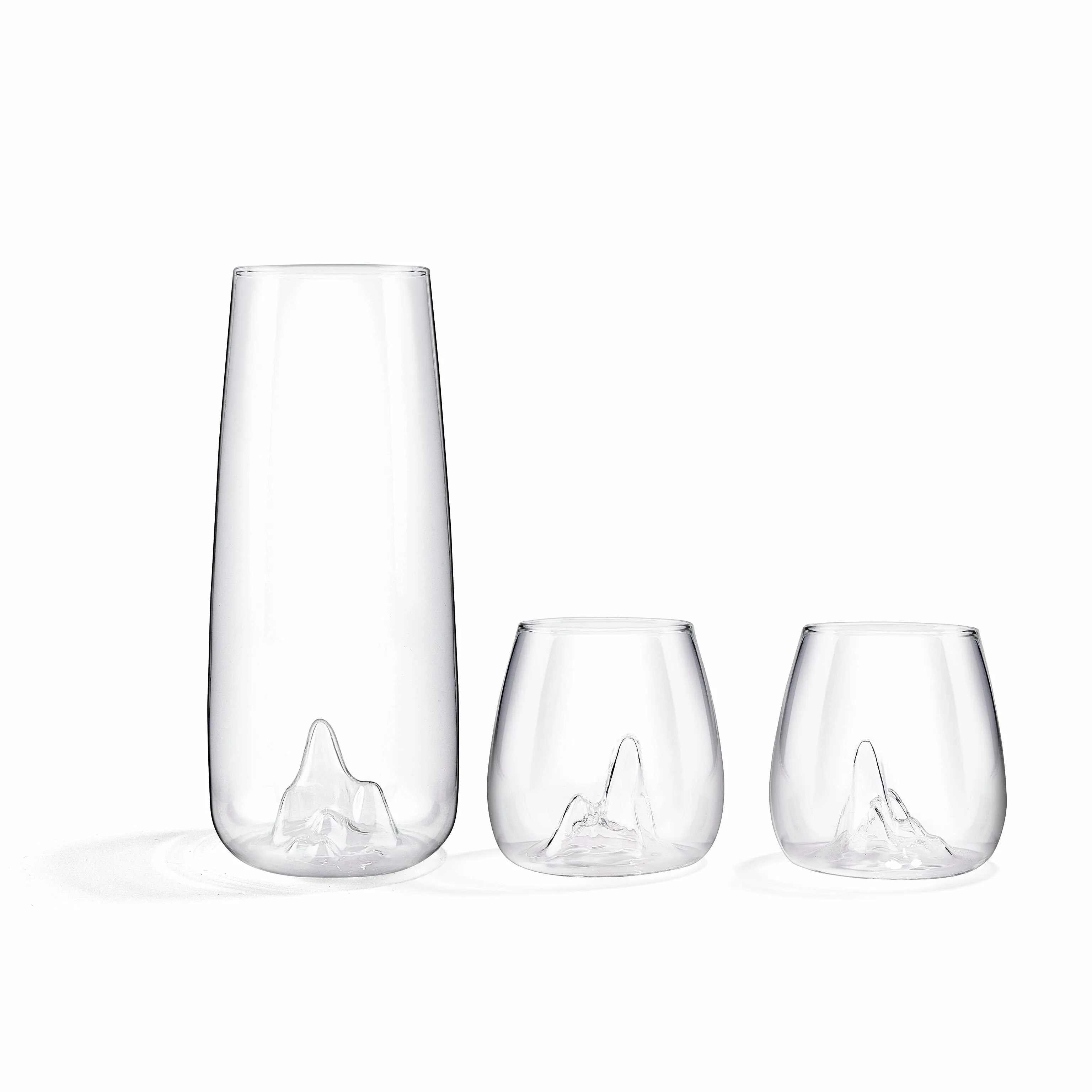 Glasscape Glassware - Carafe and Tumblers