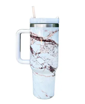 Golden Marble 40oz Insulated Tumbler