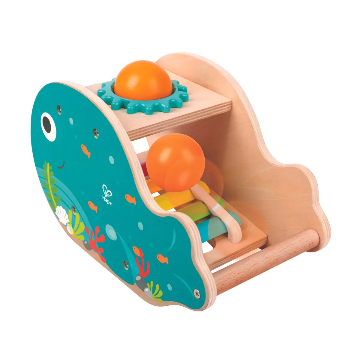 Hape Musical Whale Tap Bench