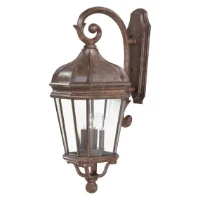 Harrison 34 in. 4 Lights Outdoor Wall Lantern Vintage Rust Finish