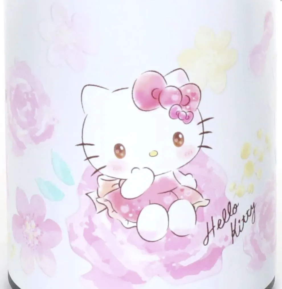 Hello Kitty Stainless Steel Bottle with Built in Thermometer