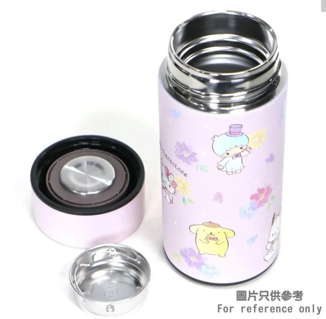 Hello Kitty Stainless Steel Bottle with Built in Thermometer