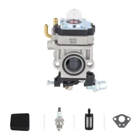 Hipa Carburetor Kit For Earthquake E43 E43CE Auger MC43 MC43CE MD43 MC43E MC43ECE Mini Tiller Cultivator WE43 WE43E Edger # 300486 WYK-74