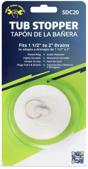 Home Essentials Sink Stopper 2" 1pc