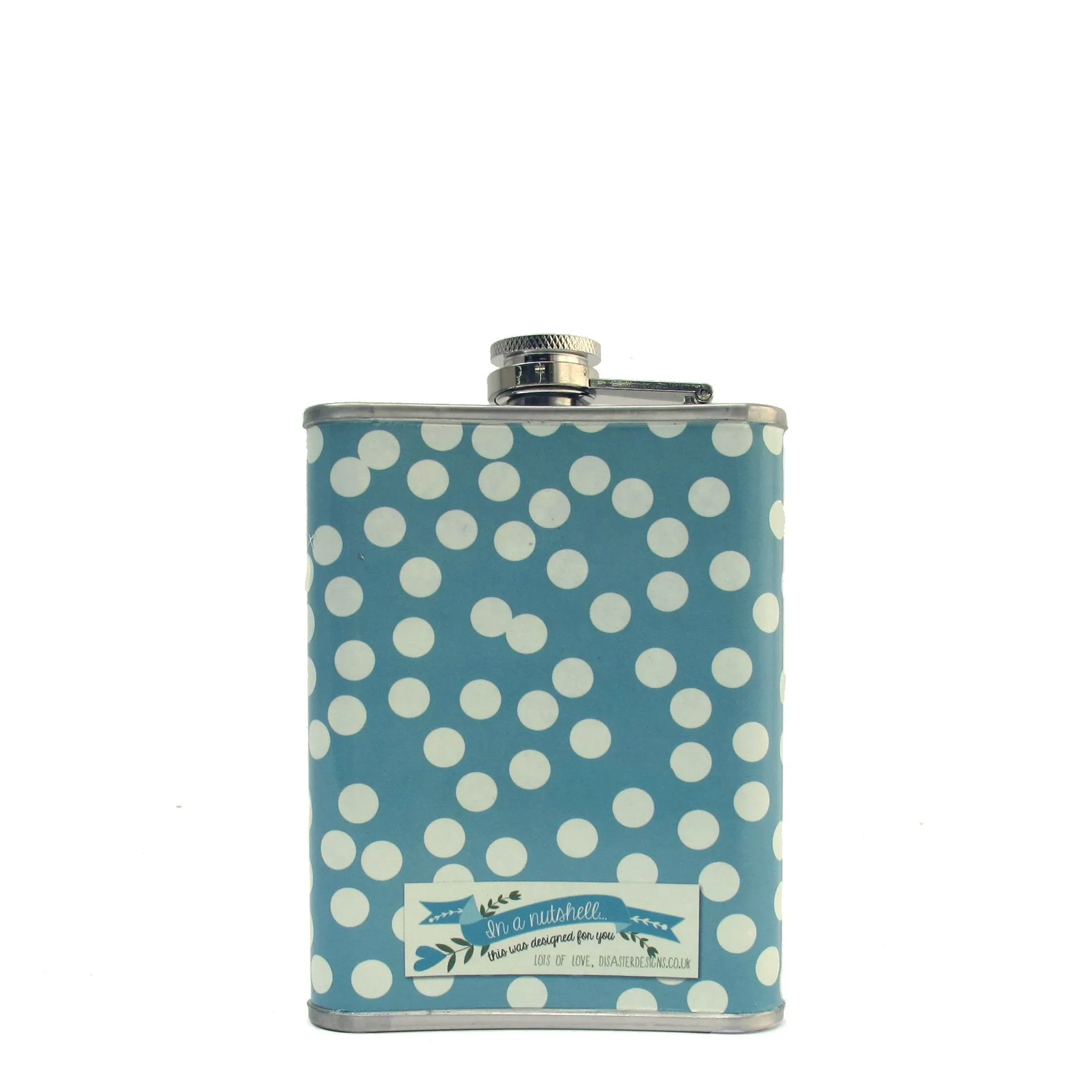 In A Nutshell Hip Flask