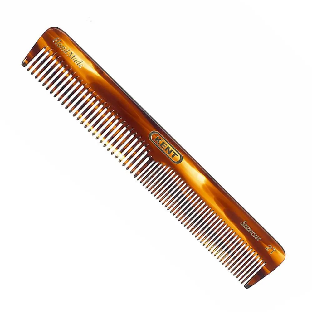 Kent 2T Handmade Pocket Comb for Thick/Fine Hair