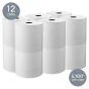 Kleenex® 01080 Hard Roll Towel, 8 in W x 425 ft L, 1 Plys, Paper, White, 5100 Sheets