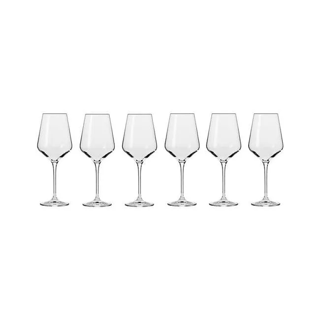 Krosno Avant-Garde Wine Glass 390ML 6pc Gift Boxed KR0251