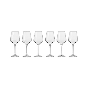 Krosno Avant-Garde Wine Glass 390ML 6pc Gift Boxed KR0251