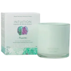 La Luna Crystal Infused Candle Intuition - Fluorite 300g