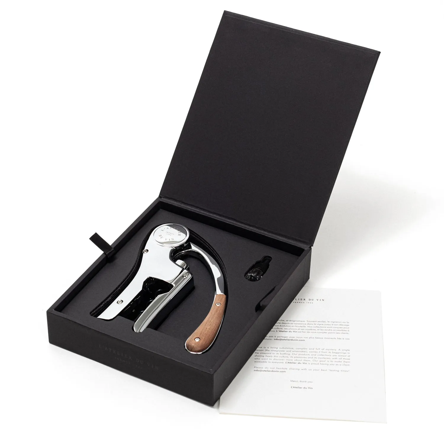 L'Atelier du Vin Silver Oeno Motion Corkscrew