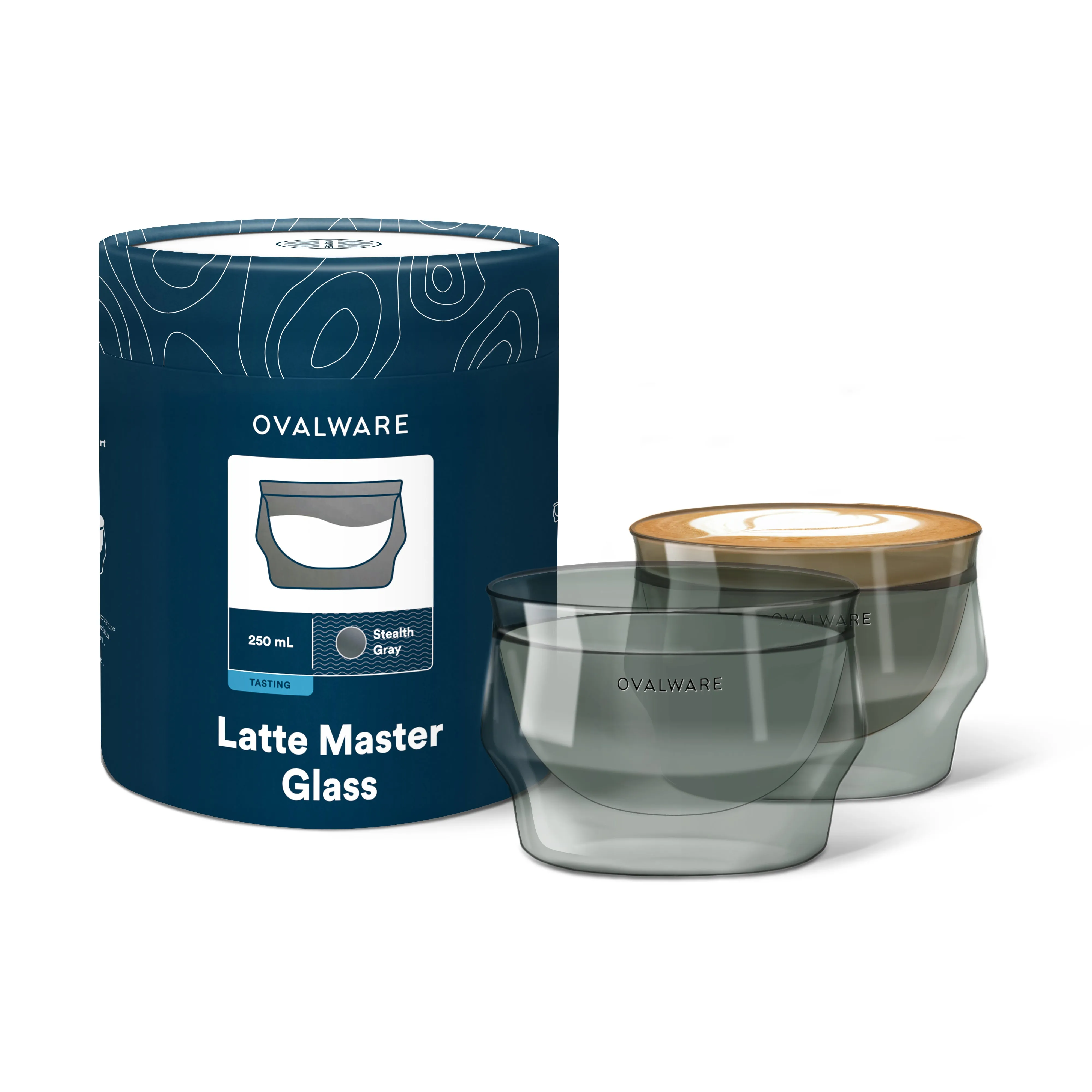 Latte Master Glass - 250ml/8.5oz (Set of 2)