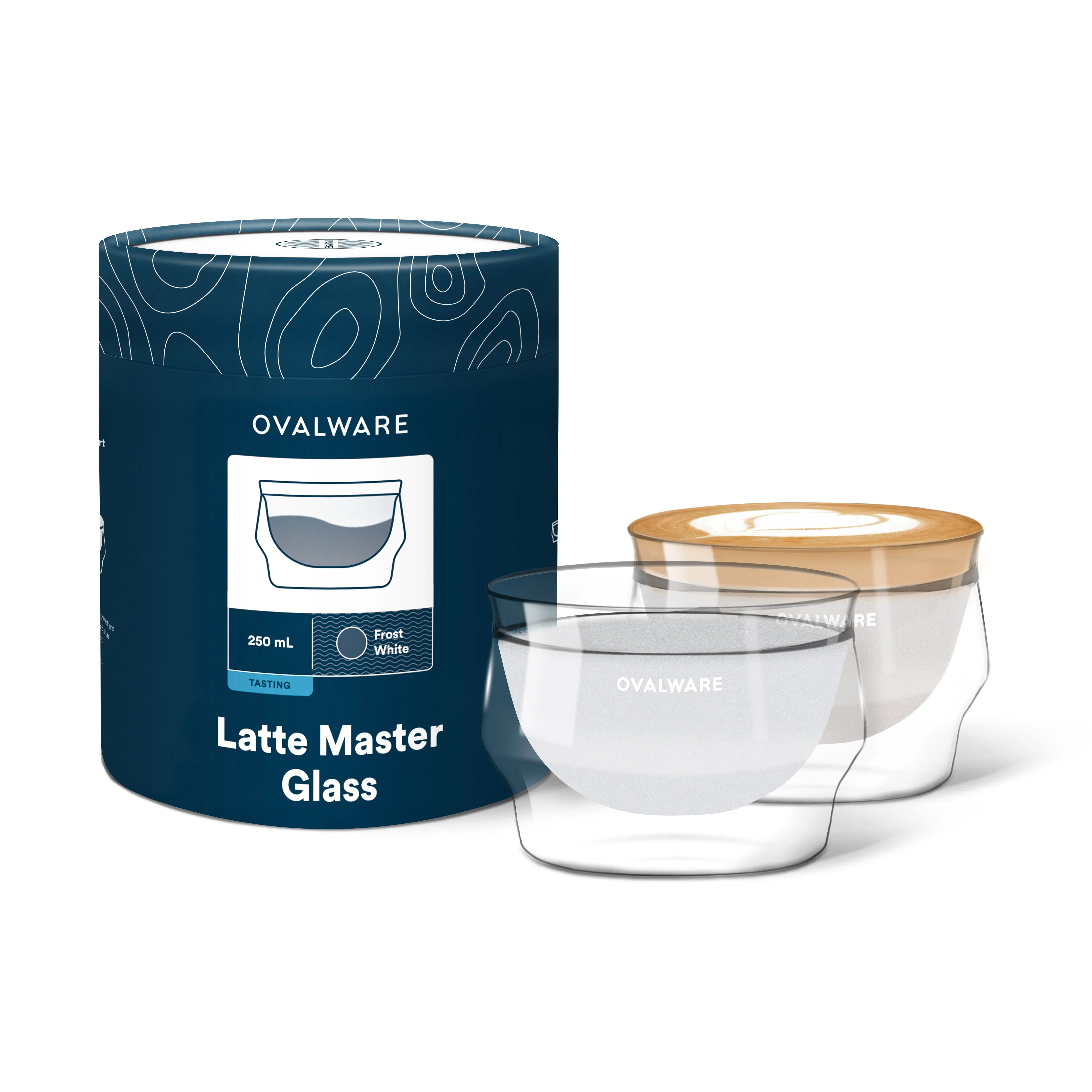 Latte Master Glass - 250ml/8.5oz (Set of 2)