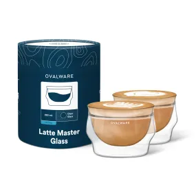 Latte Master Glass - 250ml/8.5oz (Set of 2)