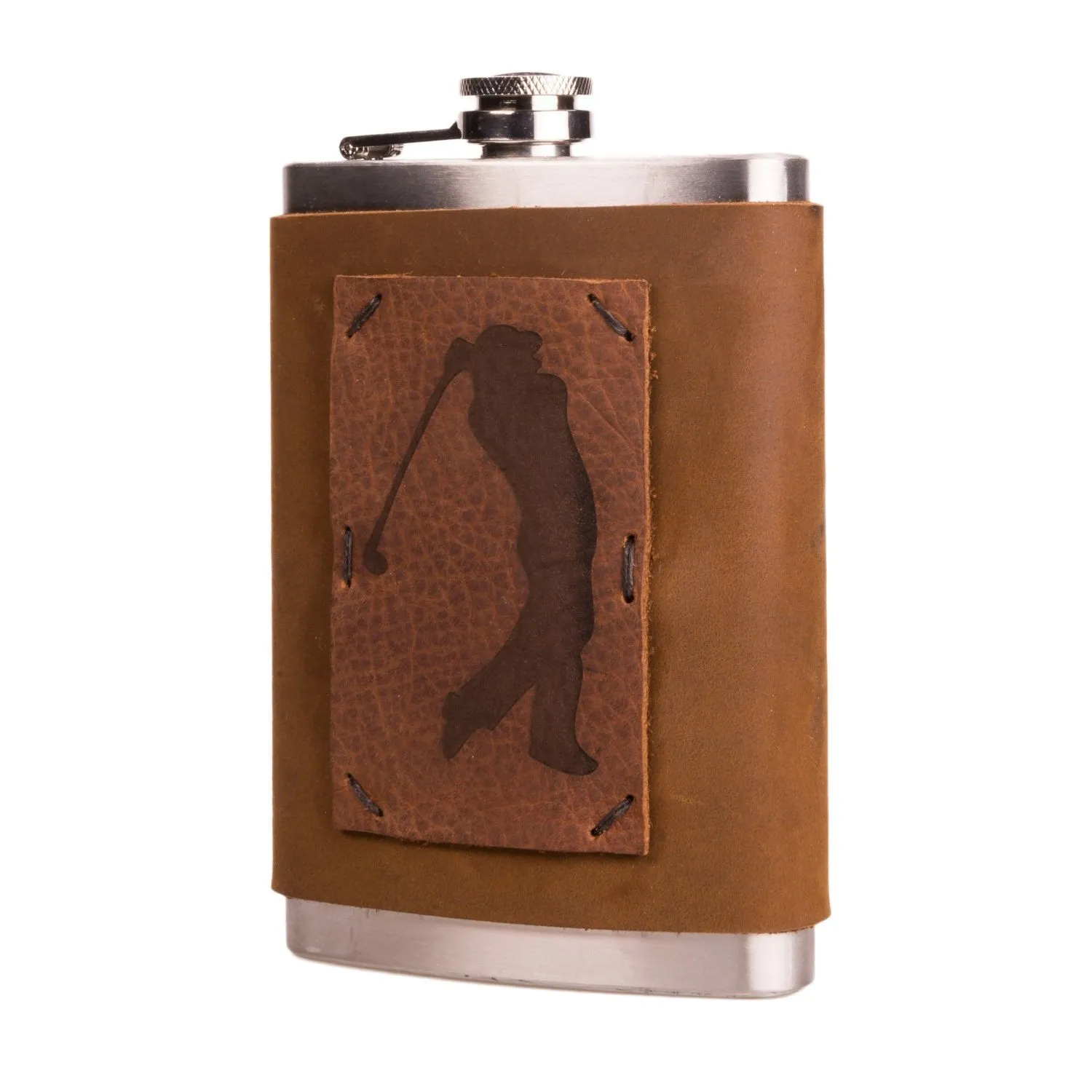 Limited Edition Weaver Bark Brown 8 oz Flask