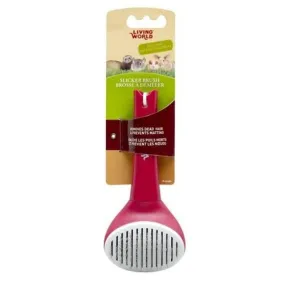 Living World Self Cleaning Slicker Brush for Small Animals