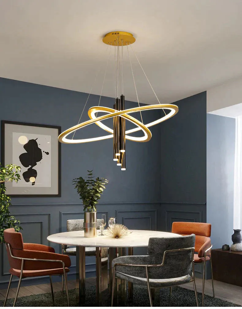 Luxury Nordic Ring Chandeliers Are Modern and Simple