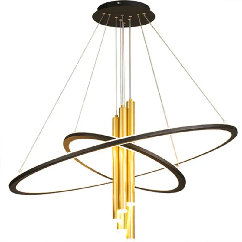 Luxury Nordic Ring Chandeliers Are Modern and Simple