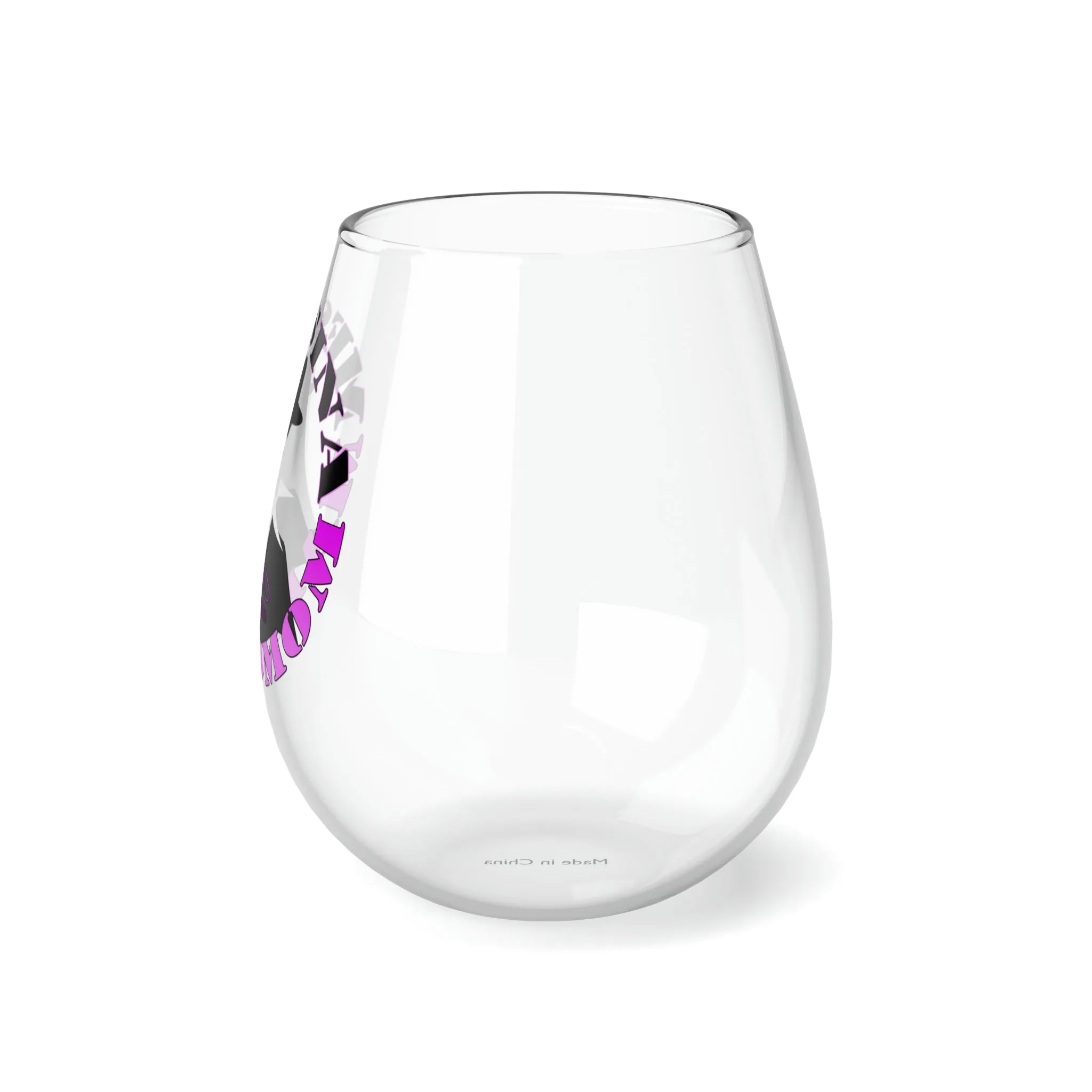 MAFIA MOM GANGSTRESS Jennifer Messina Stemless Wine Glass 11.75oz