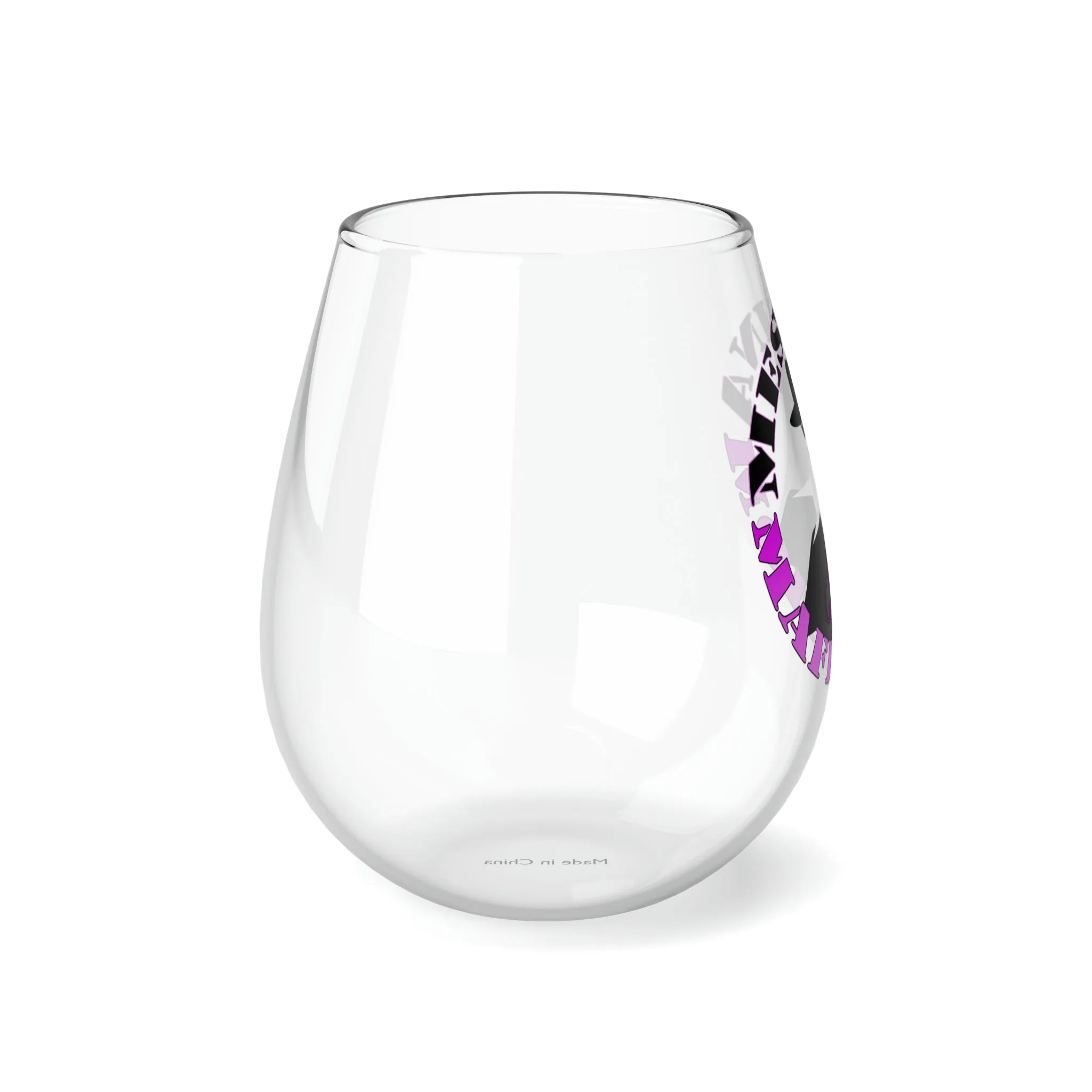 MAFIA MOM GANGSTRESS Jennifer Messina Stemless Wine Glass 11.75oz