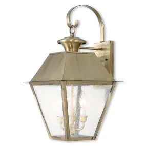 Mansfield 3-Light Outdoor Wall Lantern