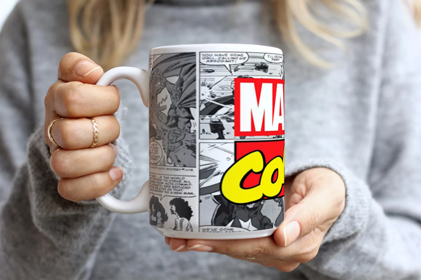 Marvel & DC Comics 1 Mug – Superhero Coffee Cup for Fans – Durable Ceramic with Iconic Designs