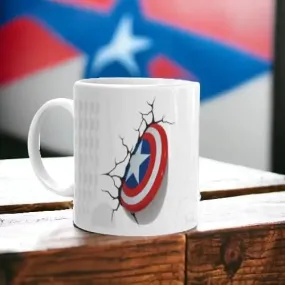 Marvel Captain America Shield Printed Mug