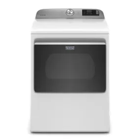 Maytag MED6230RHW Smart Top Load Electric Dryer with Extra Power Button - 7.4 cu. ft.