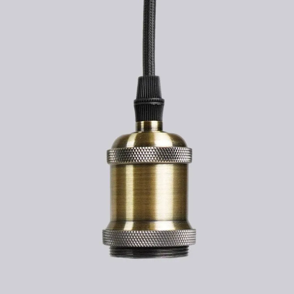 Modern Pendant and Socket- Brass