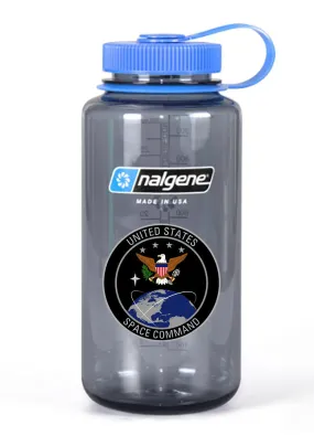 Nalgene Grey Wide Mouth Water Bottle.