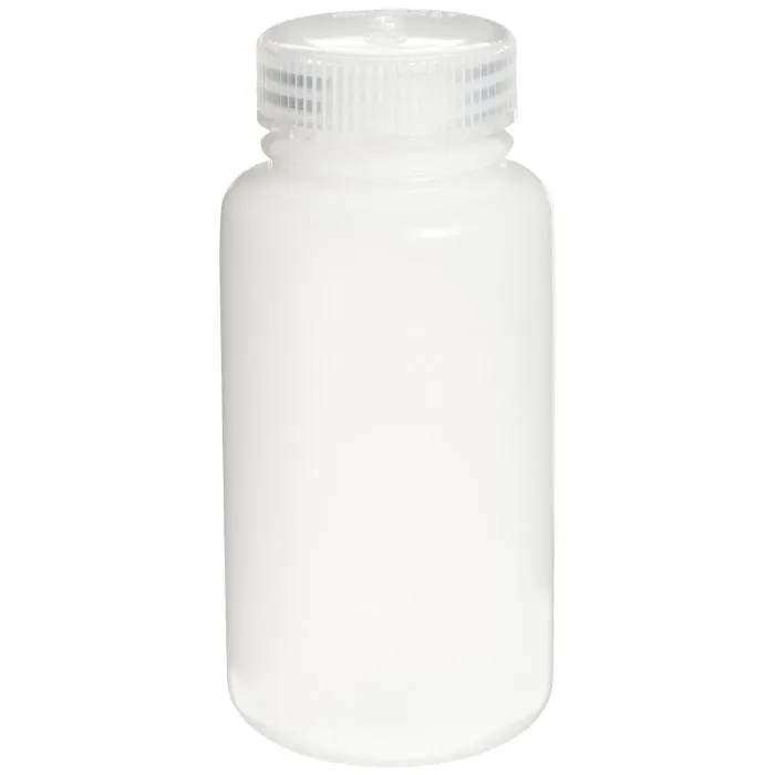 NALGENE HDPE Rectangular & Round Bottle 250ml