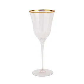 Natalia Gold Wine Glass