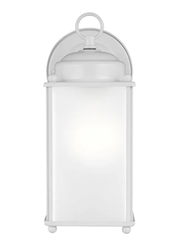 New Castle Collection - Large One Light Outdoor Wall Lantern | Finish: White - 8593001EN3-15