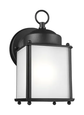 New Castle Collection - One Light Outdoor Wall Lantern | Finish: Black - 8592001EN3-12