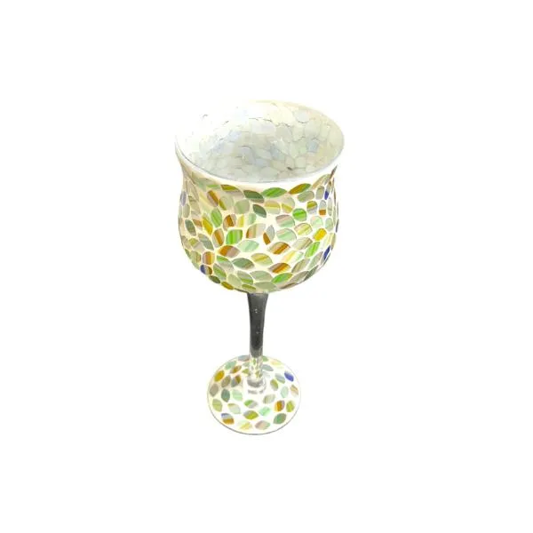 New Mosaic Wine Glass Vase